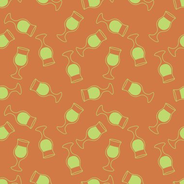 Karikatür yaz baskılı kokteyller ve ambalaj kağıdı, kumaş, çarşaf, giysi tekstil ve parti aksesuarları için buz deseni. Yüksek kaliteli illüstrasyon