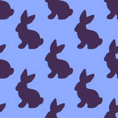 Karikatür Paskalya tavşanı desenli kumaşlar, kumaşlar, çarşaflar, çocuk kıyafetleri, bahar baskısı, parti aksesuarları ve mutfak tekstili. Yüksek kaliteli illüstrasyon