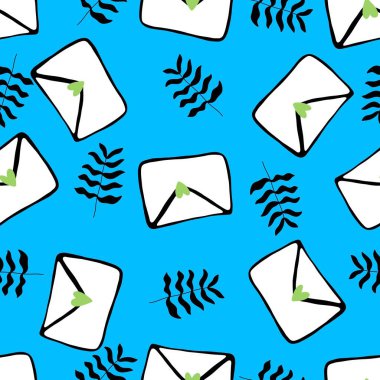 Sevgililer Günü 'nde kağıt, kumaş, çarşaf, çocuk giysisi baskısı ve doğum günü partisi aksesuarları için kalpsiz mektuplara bayılırlar. Yüksek kaliteli illüstrasyon