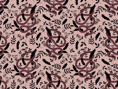 Yaz çizgi filmlerindeki kusursuz yılan desenli ambalaj kağıtları, kumaşlar, çarşaflar, çocuk giysileri baskısı ve yeni yıl, bayram ambalajları ve hayvanat bahçesi aksesuarları. Yüksek kaliteli illüstrasyon