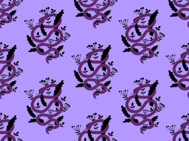 Yaz çizgi filmlerindeki kusursuz yılan desenli ambalaj kağıtları, kumaşlar, çarşaflar, çocuk giysileri baskısı ve yeni yıl, bayram ambalajları ve hayvanat bahçesi aksesuarları. Yüksek kaliteli illüstrasyon