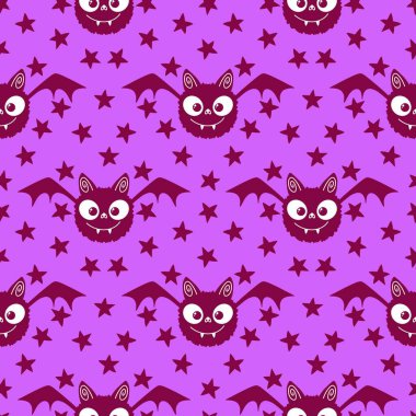 Cadılar Bayramı hayvanları, kağıt, kumaş, çarşaf ve çocuk giysileri baskısı ve sonbahar partisi aksesuarları için vampir desenleri oluşturur. Yüksek kalite fotoğraf