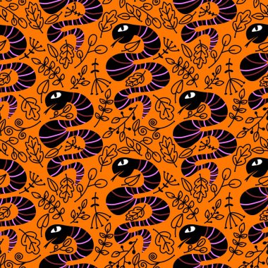 Yaz çizgi filmlerindeki kusursuz yılan desenli ambalaj kağıtları, kumaşlar, çarşaflar, çocuk giysileri baskısı ve yeni yıl, bayram ambalajları ve hayvanat bahçesi aksesuarları. Yüksek kaliteli illüstrasyon