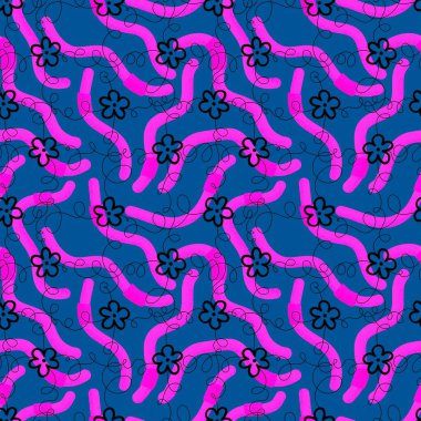 Yaz hayvanları kağıt, kumaş, çarşaf, çocuk giysisi baskısı, anaokulu tekstil ürünleri ve bahçe partisi aksesuarları için kusursuz bir şablon oluşturuyor. Yüksek kalite fotoğraf