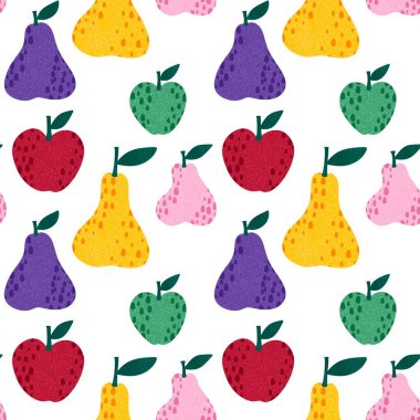 Kağıt, kumaş, çarşaf, çocuk giysisi baskısı, parti aksesuarları ve moda tekstili için yaz meyvesiz armut deseni. Yüksek kalite fotoğraf