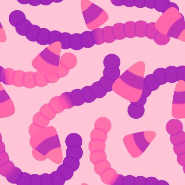 Cadılar Bayramı şekersiz jöle desenli kumaşlar, kumaşlar, çarşaflar ve çocuk giysileri baskısı ve sonbahar partisi aksesuarları. Yüksek kaliteli illüstrasyon