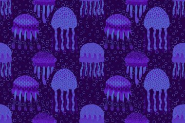 Yaz hayvanları ambalajsız ahtapot desenli ambalaj kağıdı ve çocuk kıyafetleri kumaşlar ve çarşaflar ve mayo tekstili ve menü kağıdı. Yüksek kaliteli illüstrasyon