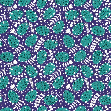 Duvar kağıtları, kumaşlar, tekstil ve ambalajlar, hediyeler ve kartlar için yumurtaları olan paskalya pürüzsüz deseni. 