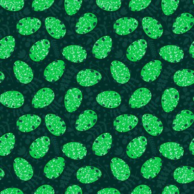 Duvar kağıtları, kumaşlar, tekstil ve ambalajlar, hediyeler ve kartlar için yumurtaları olan paskalya pürüzsüz deseni. 