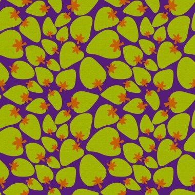 Kağıt, kumaş, çarşaf ve çocuk giysileri, elbise baskısı, parti aksesuarları ve moda tekstili için yaz meyvesiz çilek deseni. Yüksek kaliteli illüstrasyon