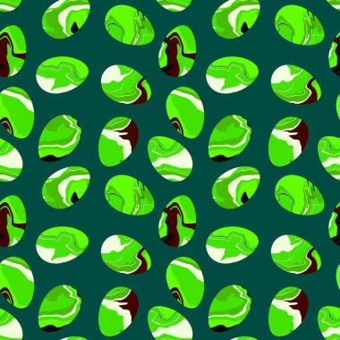 Duvar kağıtları, kumaşlar, tekstil ve ambalajlar, hediyeler ve kartlar için yumurtaları olan paskalya pürüzsüz deseni. 