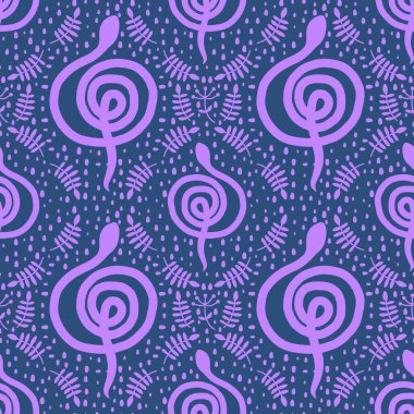 Yaz çizgi filmlerindeki kusursuz yılan desenli ambalaj kağıtları, kumaşlar, çarşaflar, çocuk giysileri baskısı ve yeni yıl, bayram ambalajları ve hayvanat bahçesi aksesuarları. Yüksek kaliteli illüstrasyon