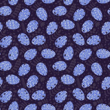 Duvar kağıtları, kumaşlar, tekstil ve ambalajlar, hediyeler ve kartlar için yumurtaları olan paskalya pürüzsüz deseni. 