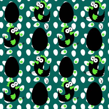 Paskalya tavuğu desenli kumaşlar, kumaşlar, çarşaflar, çocuk kıyafetleri, mutfak aksesuarları ve bahar partisi aksesuarları. Yüksek kalite fotoğraf