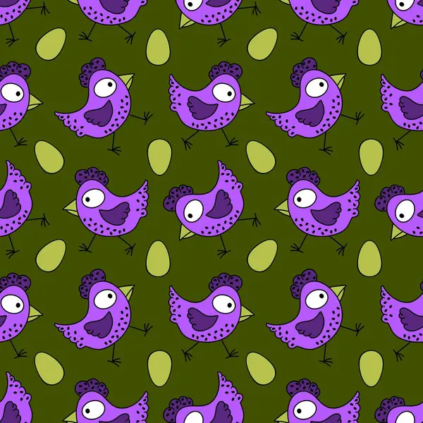 Paskalya tavuğu desenli kumaşlar, kumaşlar, çarşaflar, çocuk kıyafetleri, mutfak aksesuarları ve bahar partisi aksesuarları. Yüksek kalite fotoğraf