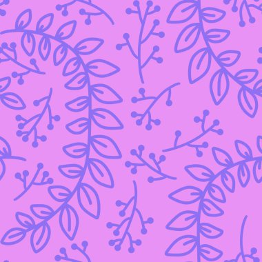 Güz çiçekleri ve böğürtlenler kağıt, kumaş, çarşaf ve çocuk giysileri, kıyafet baskısı ve kış partisi aksesuarları ve moda tekstili için dikişsiz rowanberry deseni.