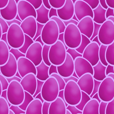 Duvar kağıtları, kumaşlar, tekstil ve ambalajlar, hediyeler ve kartlar için yumurtaları olan paskalya pürüzsüz deseni. 