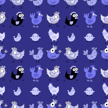 Paskalya tavuğu desenli kumaşlar, kumaşlar, çarşaflar, çocuk kıyafetleri, mutfak aksesuarları ve bahar partisi aksesuarları. Yüksek kalite fotoğraf