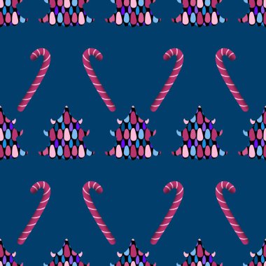 Noel ağacı desenli ambalaj kağıtları, kumaşlar, çarşaflar, yeni yıl ambalajları, çocuk giysileri baskısı ve Noel partisi aksesuarları. Yüksek kalite fotoğraf