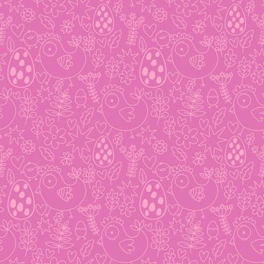 Paskalya tavuğu desenli kumaşlar, kumaşlar, çarşaflar, çocuk kıyafetleri, mutfak aksesuarları ve bahar partisi aksesuarları. Yüksek kalite fotoğraf