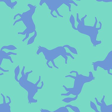 Noel hayvanları ambalaj kağıtları, kumaşlar, çarşaflar ve çocuk giysileri baskısı ve yeni 2026 yılı hediye paketleri, moda tekstil ürünleri ve kış partisi aksesuarları için kusursuz at desenleri.