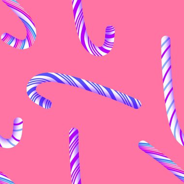 Candy cane seamless Christmas sugar stripe gifts pattern for wrapping paper and fabrics and linens and kids clothes print and new year party accessories and Noel fashion textiles clipart