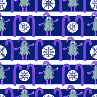 Noel ağacı desenli ambalaj kağıtları, kumaşlar, çarşaflar, yeni yıl ambalajları, çocuk giysileri baskısı ve Noel partisi aksesuarları. Yüksek kalite fotoğraf