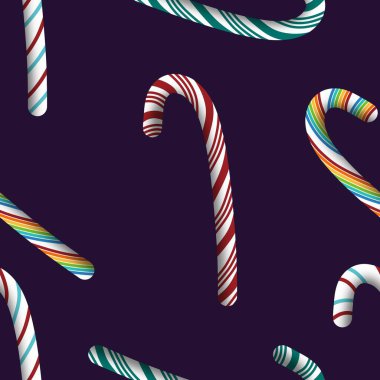 Şekerlemesiz Noel şekeri desenli hediye paketleri kağıt, kumaş, çarşaf ve çocuk giysileri baskısı ve yeni yıl partisi aksesuarları ve Noel moda tekstili.