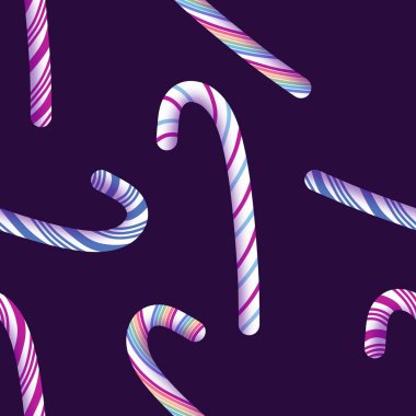 Şekerlemesiz Noel şekeri desenli hediye paketleri kağıt, kumaş, çarşaf ve çocuk giysileri baskısı ve yeni yıl partisi aksesuarları ve Noel moda tekstili.