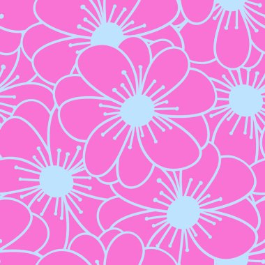 Kağıt, kumaş, çocuk giysisi baskısı, bahar partisi tekstil ve çarşaf ve yaz ambalajı için soyut çiçek desenleri. Yüksek kalite fotoğraf