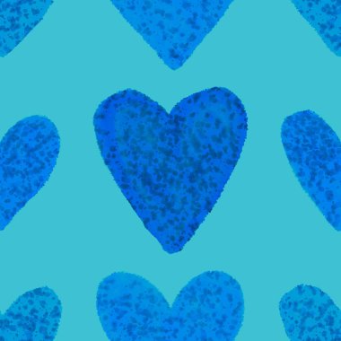 Sevgililer Günü kalbinin pürüzsüz 14 Şubat desenli ambalaj kağıtları, kumaşlar ve çocuk giysileri baskısı kış partisi aksesuarları ve moda tekstili. Yüksek kaliteli illüstrasyon