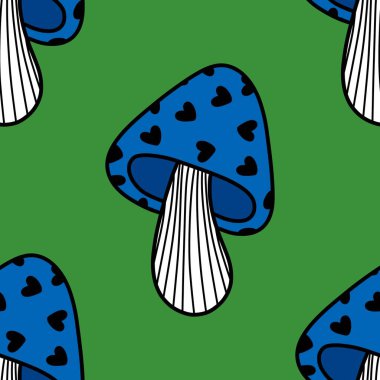 Sevgililer Günü kalpsiz, 14 Şubat mantar desenli ambalaj kağıdı, kumaş ve çocuk giysileri, kıyafet baskısı, kış partisi aksesuarları ve moda tekstili.