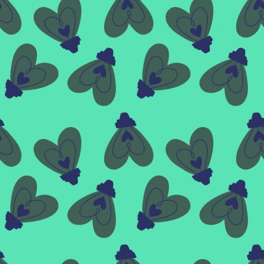 Sevgililer Günü aşkının kalpleri pürüzsüzdür. 14 Şubat 'ta ambalajlar, kumaşlar, çocuk giysileri, kıyafet baskıları, kış partisi aksesuarları ve moda tekstili için aydınlatma desenleri.