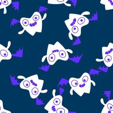 Kağıt, kumaş, çarşaf, çocuk giysisi baskısı, doktor aksesuarları ve eczane ambalajları için tıbbî ve kusursuz diş deseni. Yüksek kalite fotoğraf