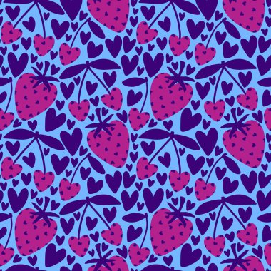 Sevgililer Günü kalbinin pürüzsüz 14 Şubat desenli ambalaj kağıtları, kumaşlar ve çocuk giysileri baskısı kış partisi aksesuarları ve moda tekstili. Yüksek kaliteli illüstrasyon