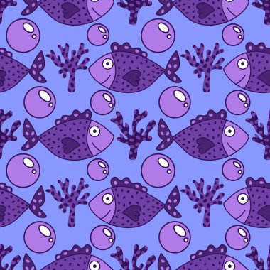 Ambalaj kağıtları, kumaşlar, çarşaflar ve çocuk giysileri baskısı ve yaz partisi aksesuarları ve moda tekstili için okyanussuz desen. Yüksek kalite fotoğraf