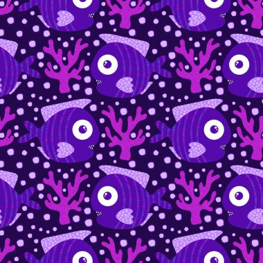 Ambalaj kağıtları, kumaşlar, çarşaflar ve çocuk giysileri baskısı ve yaz partisi aksesuarları ve moda tekstili için okyanussuz desen. Yüksek kalite fotoğraf