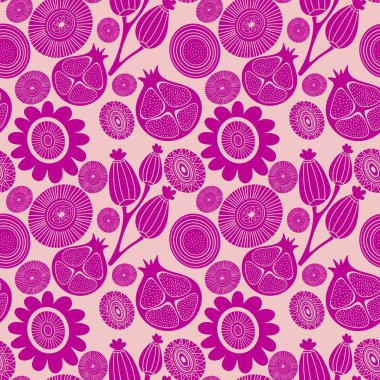 Kağıt, kumaş, çocuk giysisi baskısı, bahar partisi tekstil ve çarşaf ve yaz ambalajı için soyut çiçek desenleri. Yüksek kalite fotoğraf