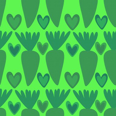 Bahar sebzeleri kağıt, kumaş, çarşaf, çocuk giysileri, tekstil ürünleri ve yaz partisi aksesuarları için havuçsuz havuç deseni. Yüksek kalite fotoğraf