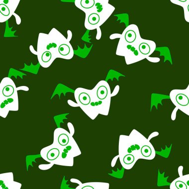 Kağıt, kumaş, çarşaf, çocuk giysisi baskısı, doktor aksesuarları ve eczane ambalajları için tıbbî ve kusursuz diş deseni. Yüksek kalite fotoğraf