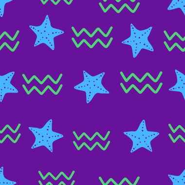 Ambalaj kağıtları, kumaşlar, çarşaflar ve çocuk giysileri baskısı ve yaz partisi aksesuarları ve moda tekstili için okyanussuz desen. Yüksek kalite fotoğraf