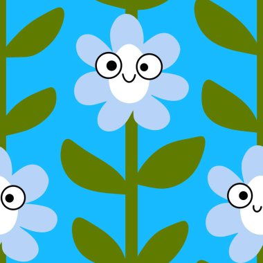 Doğu yumurtaları kağıt, kumaş, çarşaf ve çocuk giysileri ve bahar mutfağı tekstili için pürüzsüz çiçek deseni. Yüksek kalite fotoğraf