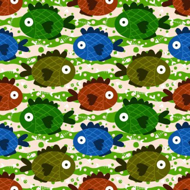 Ambalaj kağıtları, kumaşlar, çarşaflar ve çocuk giysileri baskısı ve yaz partisi aksesuarları ve moda tekstili için okyanussuz desen. Yüksek kalite fotoğraf