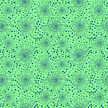 Kağıt, kumaş, çarşaf, çocuk giysisi baskısı ve plaj partisi aksesuarları için kusursuz deniz kabuğu deseni. Yüksek kaliteli illüstrasyon