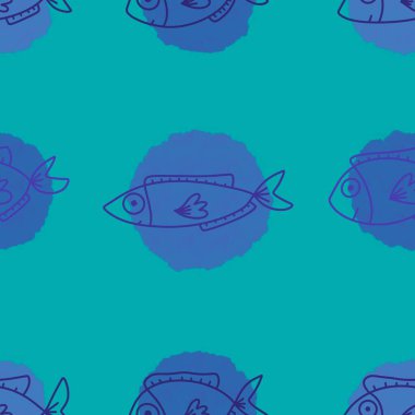 Ambalaj kağıtları, kumaşlar, çarşaflar ve çocuk giysileri baskısı ve yaz partisi aksesuarları ve moda tekstili için okyanussuz desen. Yüksek kalite fotoğraf