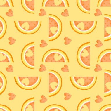 Kışın kalpleri 14 Şubat karpuzsuz sevgililer günü kağıtlar, kumaşlar, çarşaflar, çocuk giysileri ve parti aksesuarları için aşk deseni. Yüksek kaliteli illüstrasyon