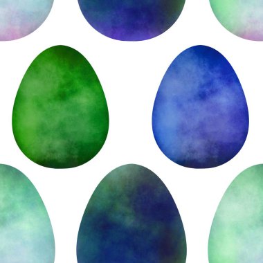 Duvar kağıtları, kumaşlar, tekstil ve ambalajlar, hediyeler ve kartlar için yumurtaları olan paskalya pürüzsüz deseni. 