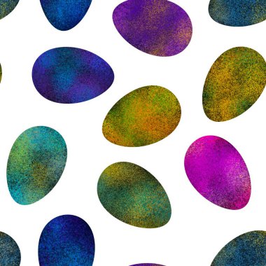 Duvar kağıtları, kumaşlar, tekstil ve ambalajlar, hediyeler ve kartlar için yumurtaları olan paskalya pürüzsüz deseni. 