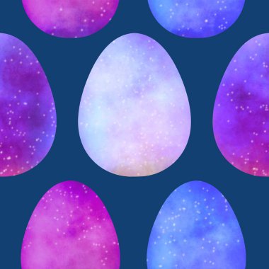 Duvar kağıtları, kumaşlar, tekstil ve ambalajlar, hediyeler ve kartlar için yumurtaları olan paskalya pürüzsüz deseni. 