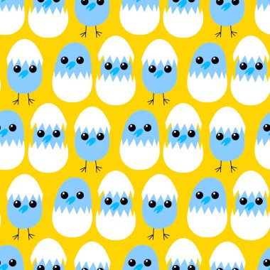 Paskalya tavuğu desenli kumaşlar, kumaşlar, çarşaflar, çocuk kıyafetleri, mutfak aksesuarları ve bahar partisi aksesuarları. Yüksek kalite fotoğraf